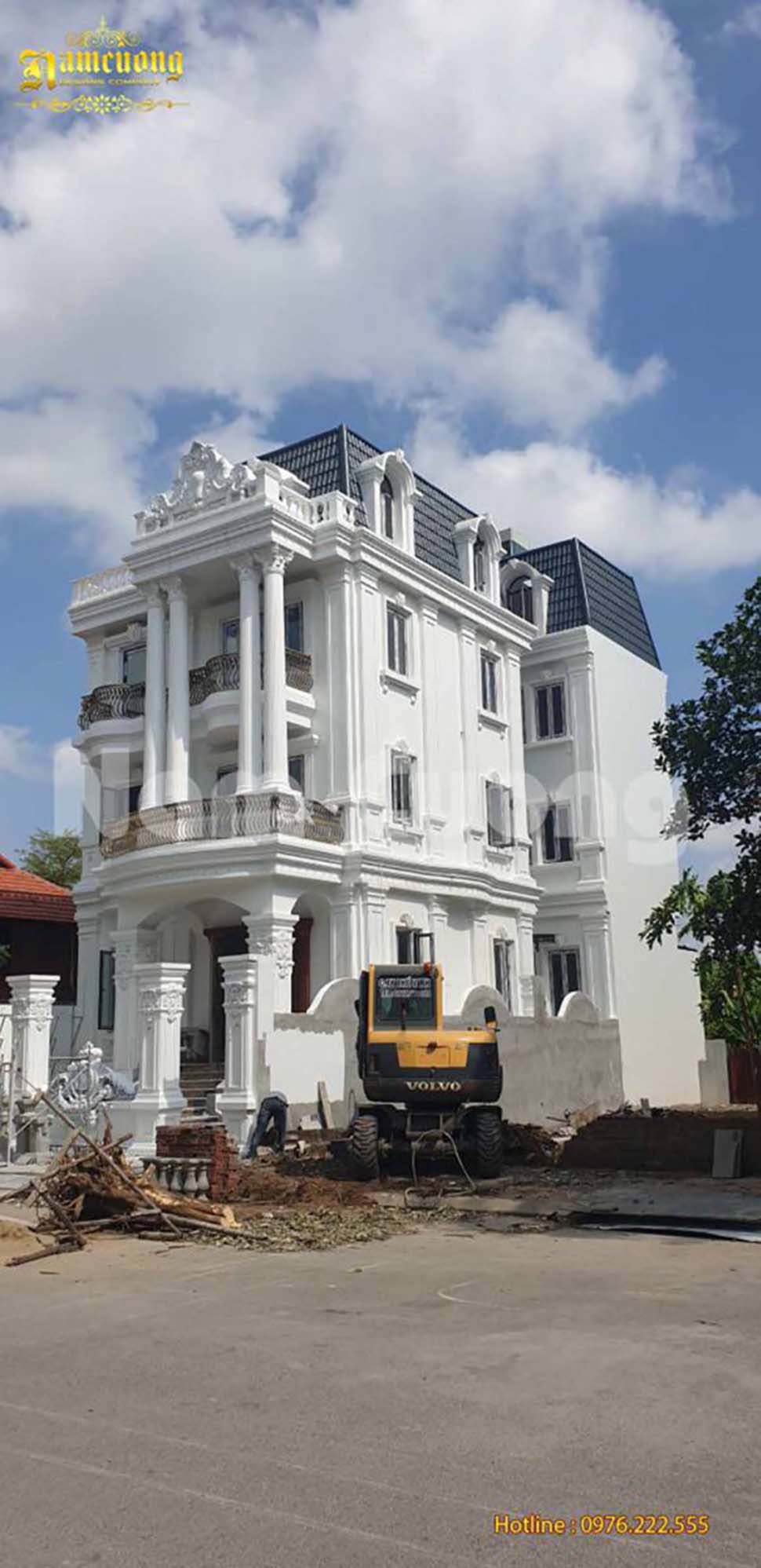 Thi công nhà 3 tầng tại Nam Định