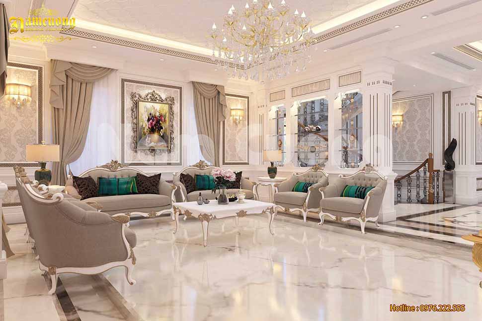 10 Mẫu thiết kế phòng khách theo phong cách Châu Âu vạn người mê
